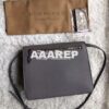 Replica Burberry Small Leather and House Check Crossbody Bag Black