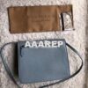 Replica Burberry Small Leather and House Check Crossbody Bag Tan 2