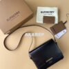 Replica Burberry Small Leather Cube Bag Brown