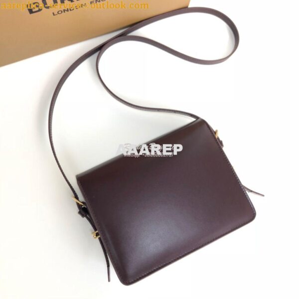 Replica Burberry Small Leather Grace Bag 80119721 Oxblood 8