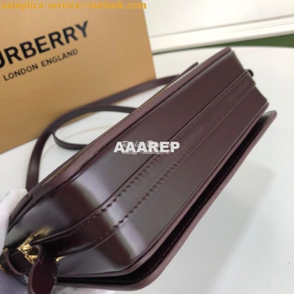 Replica Burberry Small Leather Grace Bag 80119721 Oxblood 9