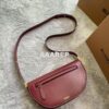 Replica Burberry Small Leather Grace Bag 80119721 Oxblood