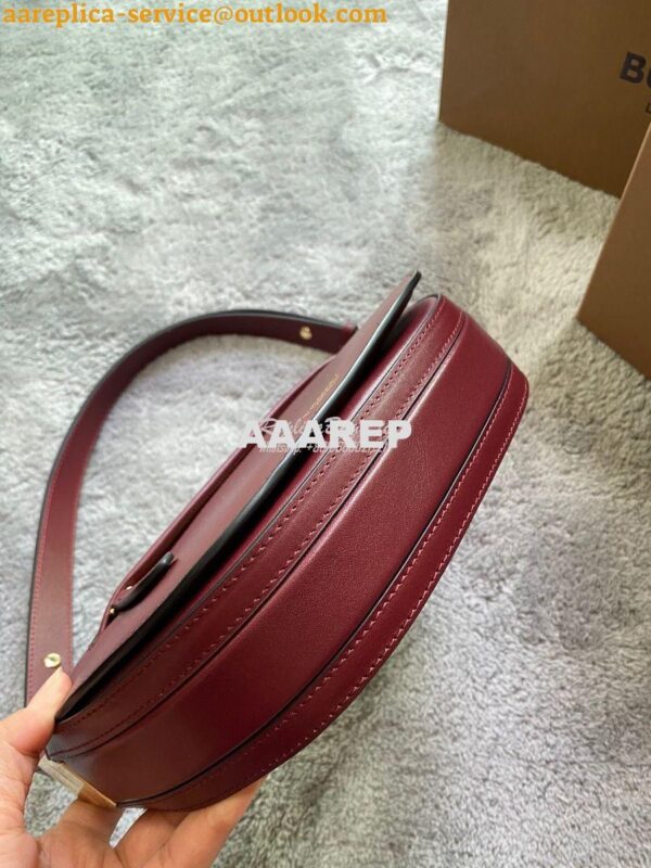 Replica Burberry Small Leather Olympia Bag 80363811 Burgundy 8