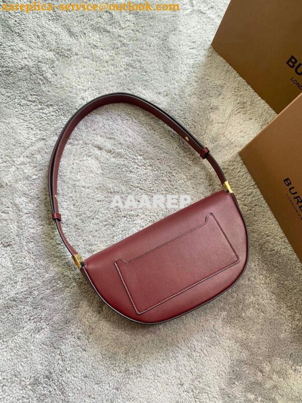 Replica Burberry Small Leather Olympia Bag 80363811 Burgundy 9