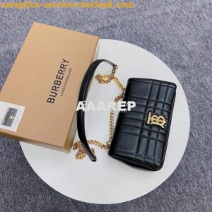 Replica Burberry Small Lola Bag Lambskin 80704951 Black