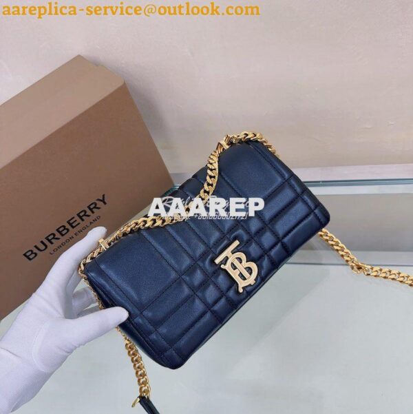 Replica Burberry Small Lola Bag Lambskin 80704951 Black 7