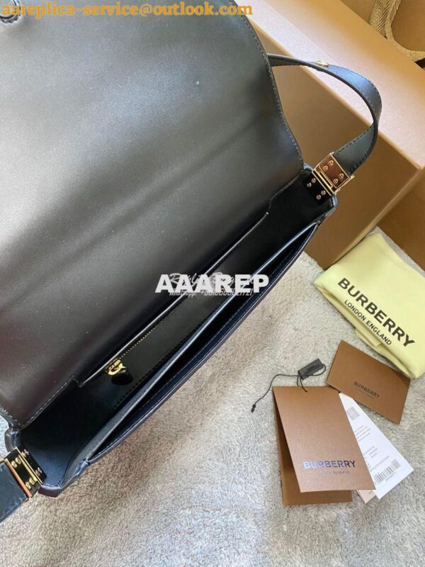 Replica Burberry Small Medium Leather Olympia Bag 80363811 Black 7