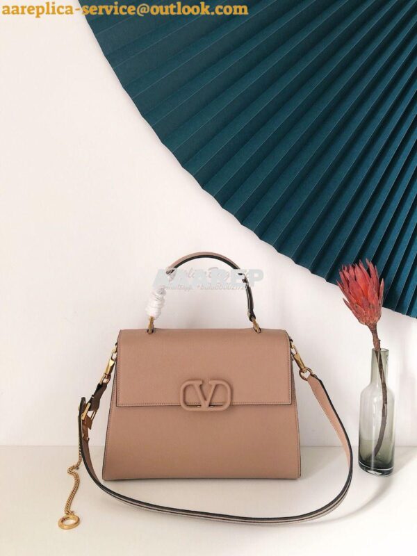 Replica Valentino VSling Grainy Calfskin Handbag ZW2B0F53 Nude