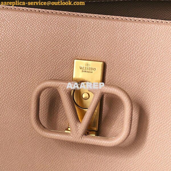 Replica Valentino VSling Grainy Calfskin Handbag ZW2B0F53 Nude 3