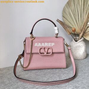 Replica Valentino VSling Grainy Calfskin Handbag ZW2B0F53 Pink 2