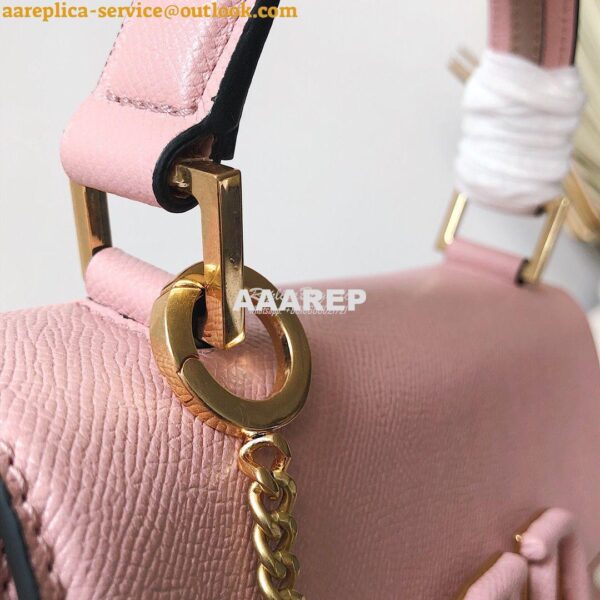 Replica Valentino VSling Grainy Calfskin Handbag ZW2B0F53 Pink 4