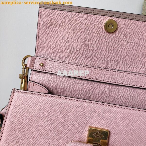 Replica Valentino VSling Grainy Calfskin Handbag ZW2B0F53 Pink 5