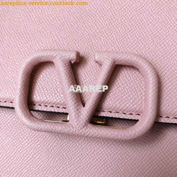 Replica Valentino VSling Grainy Calfskin Handbag ZW2B0F53 Pink 9