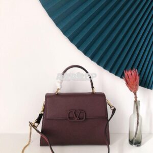 Replica Valentino VSling Grainy Calfskin Handbag ZW2B0F53 Rubin