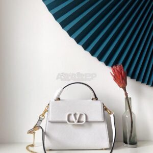 Replica Valentino VSling Grainy Calfskin Handbag ZW2B0F53 White