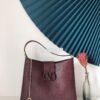 Replica Valentino Vsling Grainy Calfskin Hobo Bag 50027 Black