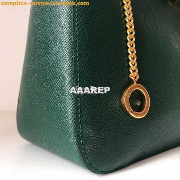 Replica Valentino Vsling Grainy Calfskin Hobo Bag 50027 Green 3