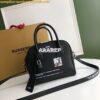 Replica Burberry Small Montage Print Leather Cube Bag