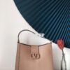 Replica Valentino Vsling Grainy Calfskin Hobo Bag 50027 Grey