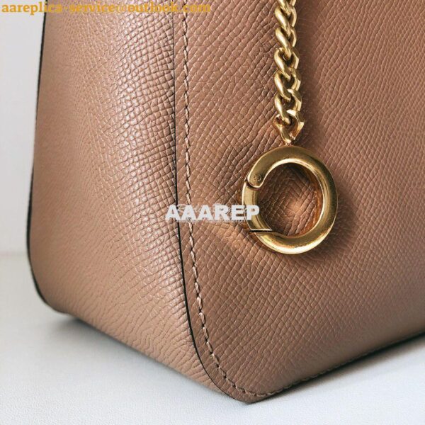 Replica Valentino Vsling Grainy Calfskin Hobo Bag 50027 Nude 3