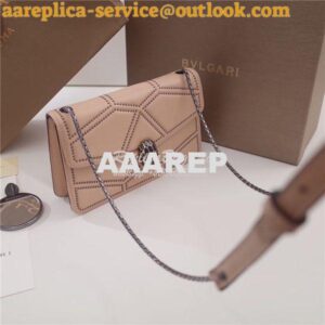 Replica BVLGARI 'Serpenti Forever' Flap cover bag 284446 soft pink 2