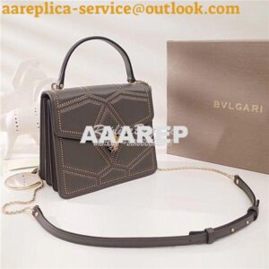 Replica BVLGARI 'Serpenti Forever' Flap cover top handle bag 283171 gr 2