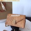 Replica Burberry Small Quilted Monogram TB Envelope Clutch Black