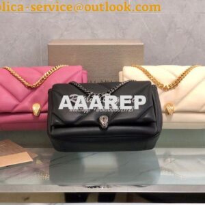 Replica Bvlgari Medium Serpenti Cabochon Crossbody Bag Geometric Maxi