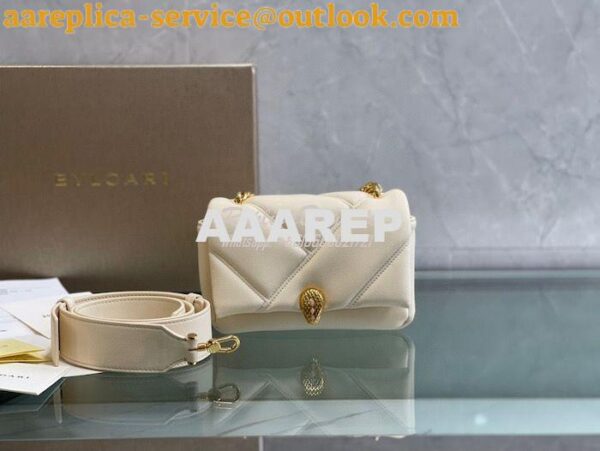 Replica Bvlgari Mini / Small Serpenti Cabochon Crossbody Bag Geometric 15