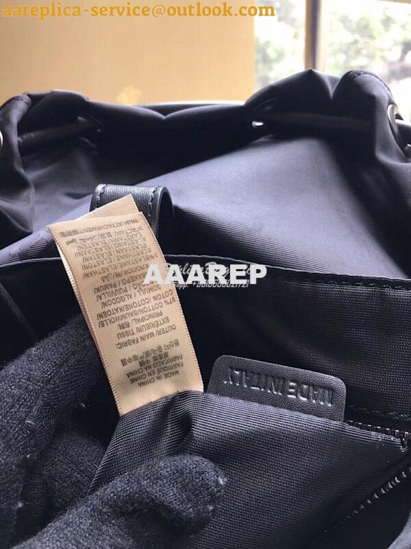 Replica Burberry The Large Rucksack Backpack in black Technical Nylon 11