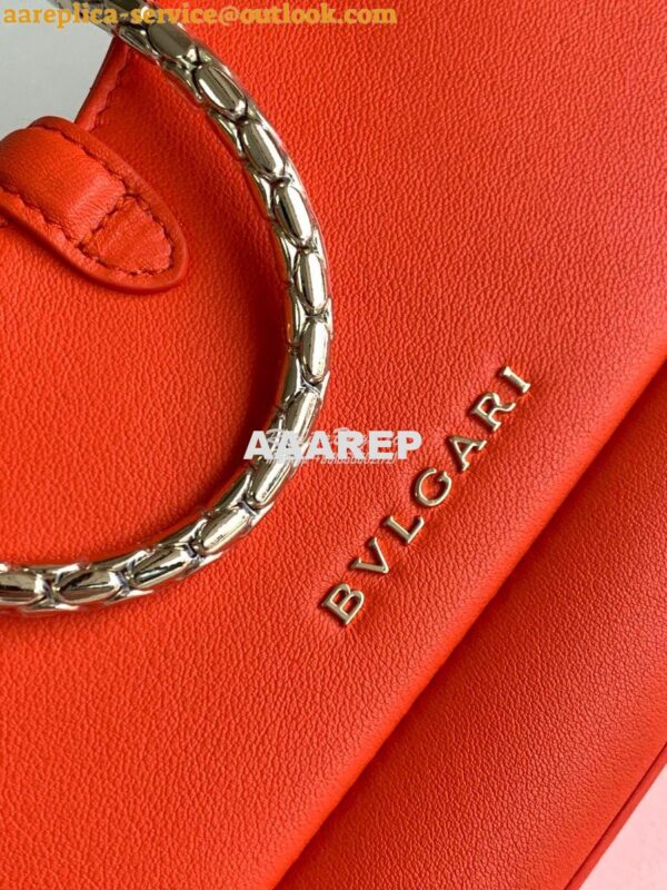 Replica Bvlgari Serpenti Baia Small Shoulder Bag Metropolitan calfskin 5