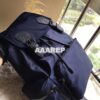 Replica Burberry The Large Rucksack Backpack in dark blue Canvas Chec