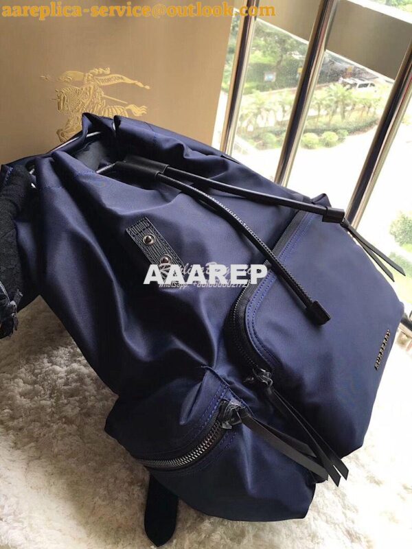 Replica Burberry The Large Rucksack Backpack in dark blue Technical N 4