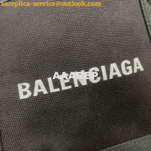 Replica Balenciaga 390346 Women's Navy Xs Tote Bag Black 6