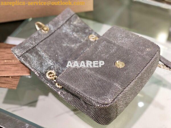 Replica Bvlgari Serpenti Cabochon Small Shoulder Bag 287993 Grey Metal 8