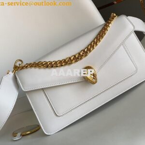 Replica Bvlgari Serpenti East-west Maxi Chain Medium Shoulder Bag Metr