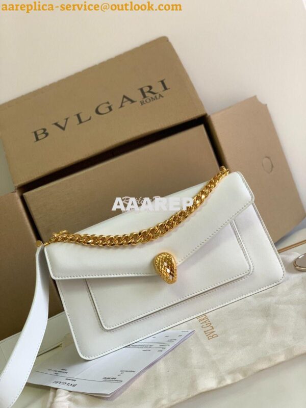 Replica Bvlgari Serpenti East-west Maxi Chain Medium Shoulder Bag Metr 4