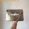 Replica Bvlgari Serpenti Forever Flap Cover Bag in Metallic Bronze wit 2