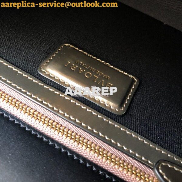 Replica Bvlgari Serpenti Forever Flap Cover Bag in Metallic Bronze 397 14