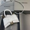 Replica Balenciaga 592833 Hourglass XS Top Handle Bag White