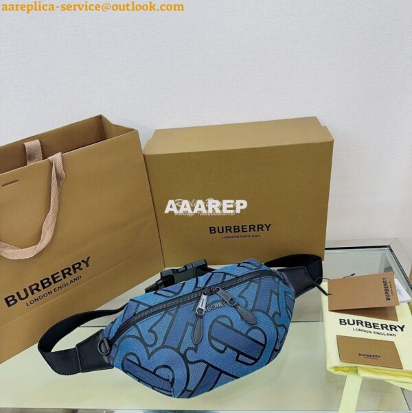 Replica Burberry Sonny Belt Bag Bum bag 80437071 Blue 5