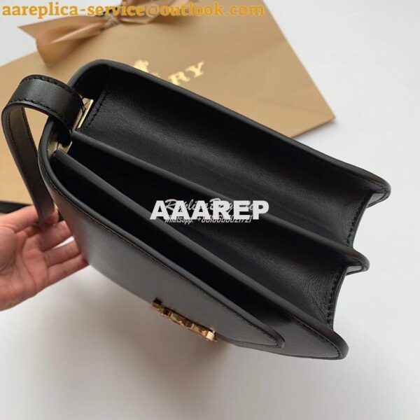 Replica Burberry TB Leather Bag 80103351 Black 12