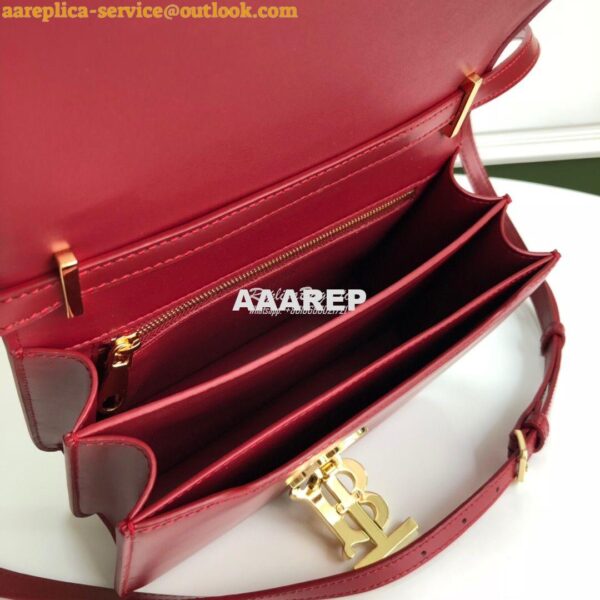 Replica Burberry TB Leather Bag 80103351 Dark Red 9