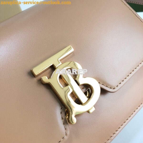 Replica Burberry TB Leather Bag 80103351 Light camel 3