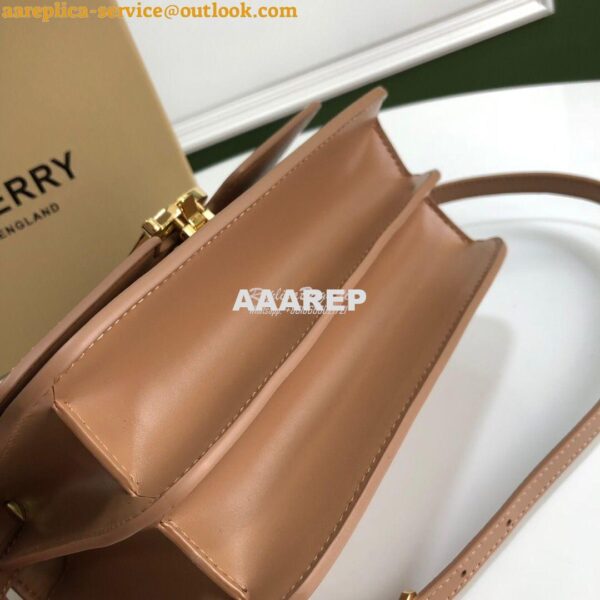 Replica Burberry TB Leather Bag 80103351 Light camel 5