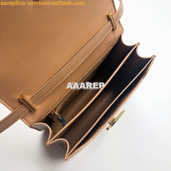 Replica Burberry TB Leather Bag 80103351 Light camel 6