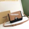 Replica Burberry TB Leather Bag 80103351 Light camel