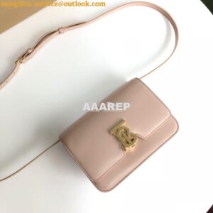 Replica Burberry TB Leather Bag 80103351 Rose beige 2