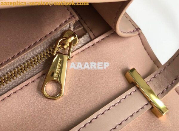 Replica Burberry TB Leather Bag 80103351 Rose beige 7