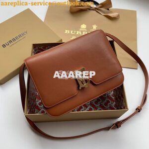 Replica Burberry TB Leather Bag 80103351 Tan